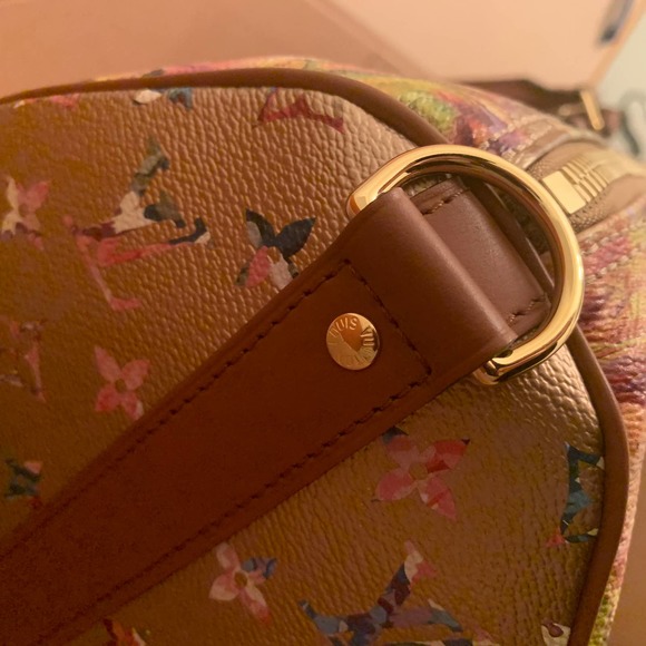 ❌❌ Louis Vuitton Garden Keepall 45 bandouliere Gold Monogram Party travel bag LV - Picture 11 of 16